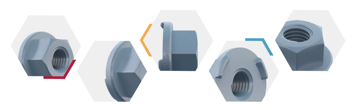 Hex Flange Weld Nut-detail